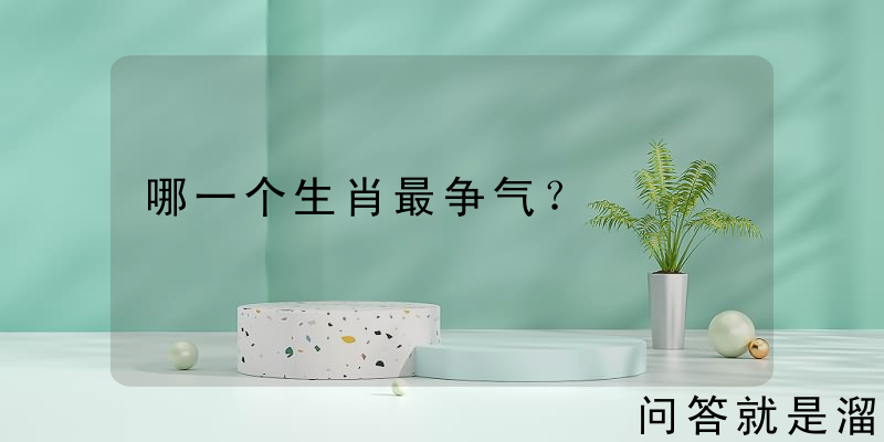 哪一个生肖最争气？