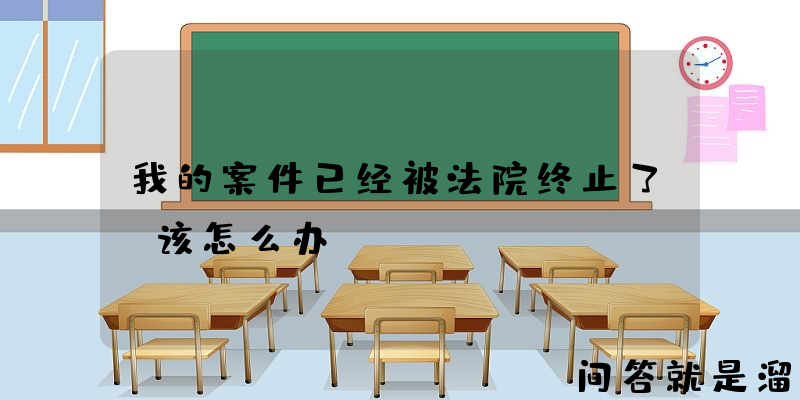 我的案件已经被法院终止了，该怎么办？